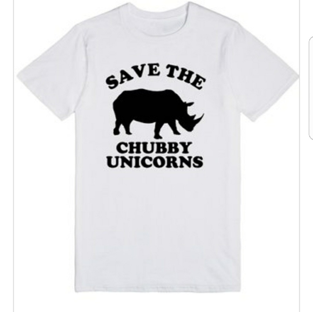 Save The Chubby Unicorns Funny Tshirt With Sayings